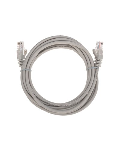 Патч-корд U/UTP, CAT 5e, RJ45-RJ45, 26AWG, LSZH, серый, 3м REXANT 02-0100-3 в Махачкале Патчкорды (медные) Pintop.ru