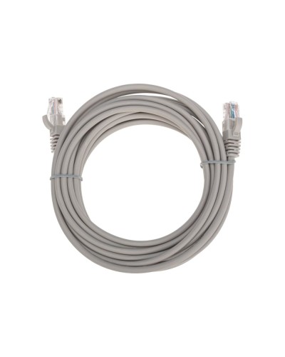 Патч-корд U/UTP, CAT 5e, RJ45-RJ45, 26AWG, LSZH, серый, 5м REXANT 02-0100-5 в Махачкале Патчкорды (медные) Pintop.ru