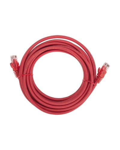 Патч-корд U/UTP, CAT 6, RJ45-RJ45, 26AWG, LSZH, красный, 5м REXANT 02-0293-5 в Махачкале Патчкорды (медные) Pintop.ru