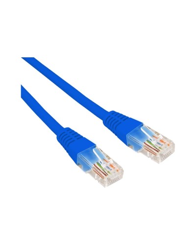 Патч-корд U/UTP, CAT 6, RJ45-RJ45, 26AWG, LSZH, синий, 0,3м REXANT 02-0294-03 в Махачкале Патчкорды (медные) Pintop.ru