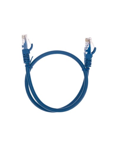 Патч-корд U/UTP, CAT 6, RJ45-RJ45, 26AWG, LSZH, синий, 0,5м REXANT 02-0294-05 в Махачкале Патчкорды (медные) Pintop.ru
