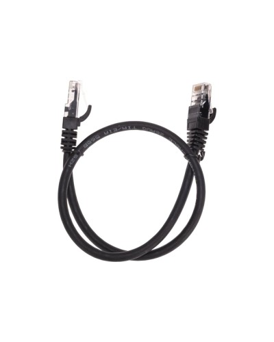 Патч-корд U/UTP, CAT 6, RJ45-RJ45, 26AWG, LSZH, черный, 0,5м REXANT 02-0292-05 в Махачкале Патчкорды (медные) Pintop.ru