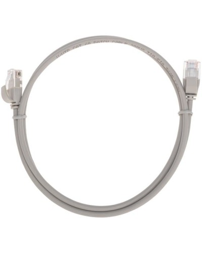 Патч-корд U/UTP, CAT 6A (10G), RJ45-RJ45, 28AWG, LSZH, серый, 1м REXANT 02-0380-1 в Махачкале Патчкорды (медные) Pintop.ru