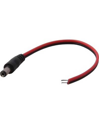 Разъем питания DC штекер 2,5х5,5мм с проводом 20 см REXANT 14-0324 в Махачкале Коннекторы и разъемы Pintop.ru