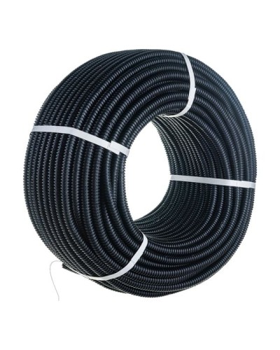 Труба гофрированная ПНД 16 с зондом (100 м) Rexant (28-0016-3) в Махачкале Труба гофрированная Pintop.ru