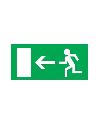 Эвакуационный знак Направление к эвакуационному выходу налево100*300 мм (5шт/упак) REXANT (56-0026) в Махачкале Дополнительное оборудование для ОПС Pintop.ru