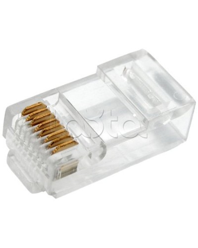 Разъем RJ-45 8P8C, кат. 5е (100шт/уп) REXANT 05-1021 в Махачкале Коннекторы и разъемы Pintop.ru