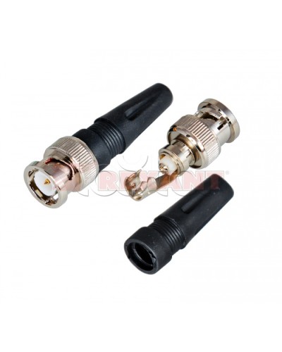 Разъем штекер BNC под винт с колпачком (02-001) (50шт/уп) REXANT 05-3071 в Махачкале Коннекторы Pintop.ru