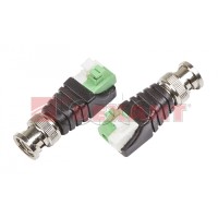 Разъем штекер BNC с быстрозажимной колодкой (блистер) (50шт/уп) REXANT 05-3076-2