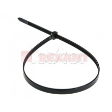 Хомут-стяжка нейлоновый 8х500 мм чёрный (100шт/уп) REXANT 07-0503