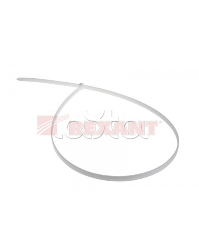 Хомут-стяжка нейлоновый 9х700 мм белый (100шт/уп) REXANT 07-0700-9 в Махачкале Стяжки-хомуты Pintop.ru