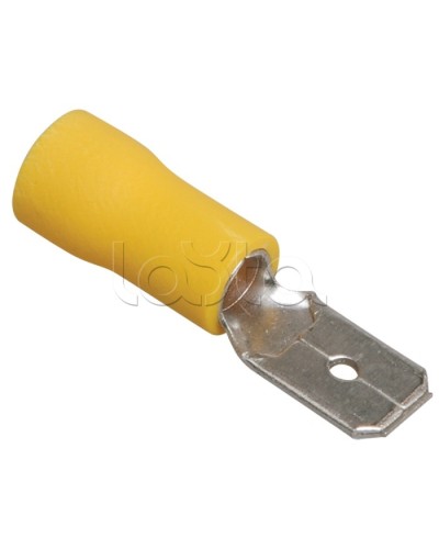 Клемма плоская изолированная 4-6 мм² (КПИ штекер - 6.3мм) (100шт/уп) REXANT 08-0351 в Махачкале Клеммные колодки Pintop.ru