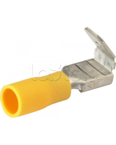 Клемма плоская изолированная 4-6 мм² (КПИ гнездо+штекер - 7.4мм+6.3мм) (100шт/уп) REXANT 08-0452 в Махачкале Клеммные колодки Pintop.ru