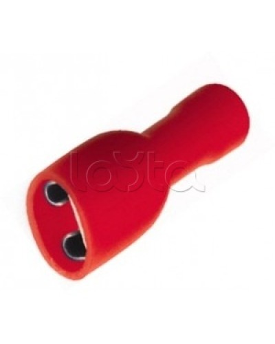 Клемма плоская полностью изолированная 0.5-1.5 мм² (КППИ гнездо - 5мм) (100шт/уп) REXANT 08-0611 в Махачкале Клеммные колодки Pintop.ru