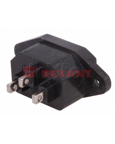 Гнездо сетевое на корпус (25шт/уп) REXANT 11-0001 в Махачкале Коннекторы Pintop.ru