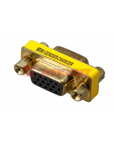Переходник гн.VGA - гн.VGA GOLD (10шт/уп) REXANT 17-6817 в Махачкале Коннекторы Pintop.ru