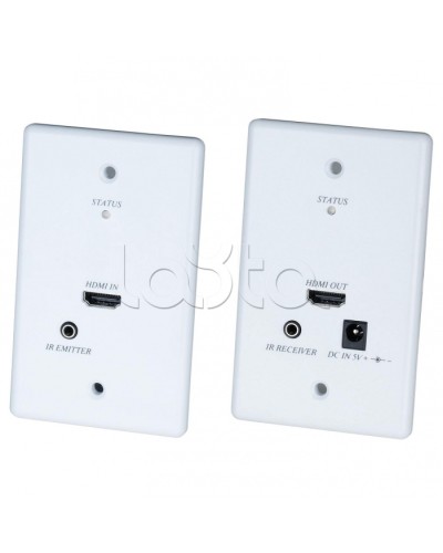 Комплект передачи HDMI с обратным ИК-повторителем SC&T HW01 в Махачкале Видеоусилители, Модуляторы, Делители Pintop.ru