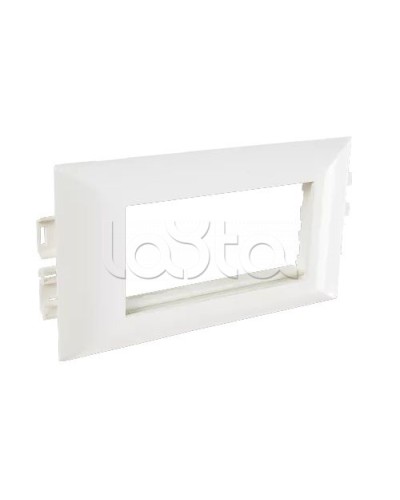 Суппорт с рамкой на 2 поста (45х45) в профиль для кабельных каналов 100х50, 105х50 SPL 100008S в Махачкале Аксессуары для кабель-канала Pintop.ru