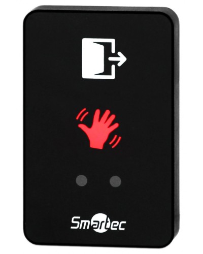 Кнопка ИК-бесконтактная накладная ИД индикатор Smartec ST-EX310L-BK в Махачкале Кнопки выхода Pintop.ru