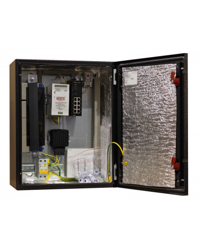 Узел коммутации всепогодный SpaceCam SC-Box-L2-8GP-240-2G-UPS(B) в Махачкале Коммутаторы Pintop.ru