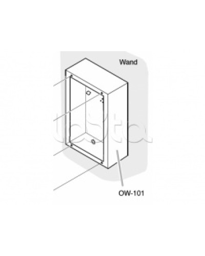 Коробка накладная TOA OW-101 в Махачкале Аксессуары для СОУЭ Pintop.ru