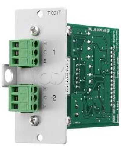 Модуль выходной 2-mic/line с DSP-процессором TOA T-001T в Махачкале Системы оповещения и трансляции TOA Pintop.ru