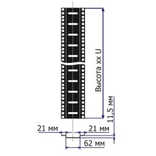 Направляющие для шкафов TWT-CBE-TRMP-22U