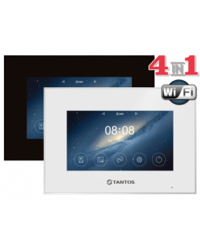 Монитор цветного видеодомофона Tantos Marilyn HD Wi-Fi IPS (White) - 4 в Махачкале Абонентские видеоустройства Pintop.ru