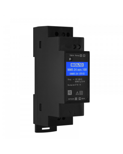 Модуль источника питания Болид МИП-24 исп.100 (МИП-24-1/П10) в Махачкале Охранно-пожарное оборудование Pintop.ru