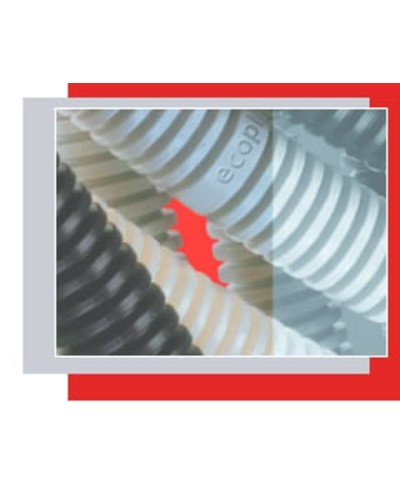 Труба гофр. ПВХ 16 мм (100 м) Экопласт (10016) в Махачкале Труба гофрированная Pintop.ru