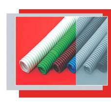 Труба гофрированная ПНД легкая диам 50 мм, с зондом Экопласт 20150-15