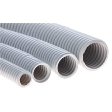 Труба ПНД гофрир. тяжелая, цвет чёрный, диам 16мм Экопласт 21016