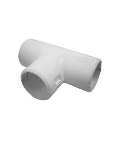 TI16G Тройник (2 част.) для труб D16мм, белый (1уп = 25шт)Экопласт (41316-25W) в Махачкале Аксессуары для кабель-канала Pintop.ru