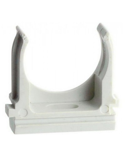 Держатель (клипса) для гофрированной или жесткой гладкой трубы D25 мм (10 шт/уп) Экопласт 41725-10 в Махачкале Держатели, клипсы, скобы Pintop.ru