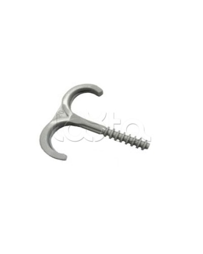 Держатель (клипса) F типа двойнаядля труб D16-20 мм Экопласт 41826 в Махачкале Держатели, клипсы, скобы Pintop.ru