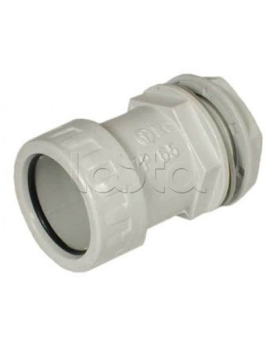 Муфта «труба-коробка» D16 мм Экопласт 42716 в Махачкале Аксессуары для труб (ОКЛ) Экопласт Pintop.ru