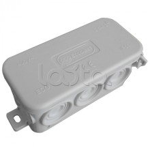 JBL090 Коробка распред. без сальников о/п, 90х42х40мм 10вых., IP55 белый, Экопласт 44055W-1