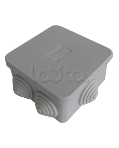 Коробка распред. о/п, для монтажного пистолета 85х85х50 6 вых, IP44 (1кор.=174шт.) Экопласт 44066 в Махачкале Распределительные коробки Pintop.ru
