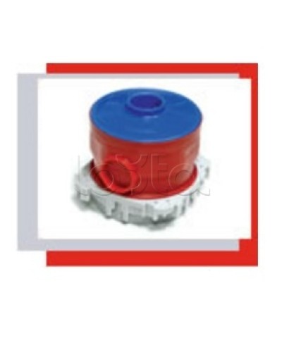 Крышка фланцевая для коробки под заливку в бетон (синий) Экопласт 44602 в Махачкале Аксессуары для кабель-канала Pintop.ru