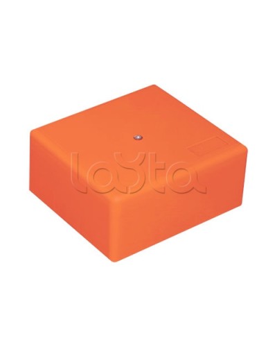 Коробка огн. с глад. стенками,без галогена, IP41, 10P, (1,5-2,5 мм2) (оранж) ОКЛ Экопласт (46071HF) в Махачкале Распределительные коробки Pintop.ru