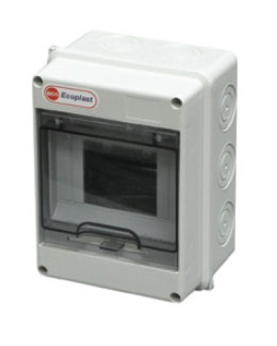 Шкаф настенный, 8-9 модулей, IP65 Экопласт 46408 в Махачкале Боксы для автоматов Pintop.ru