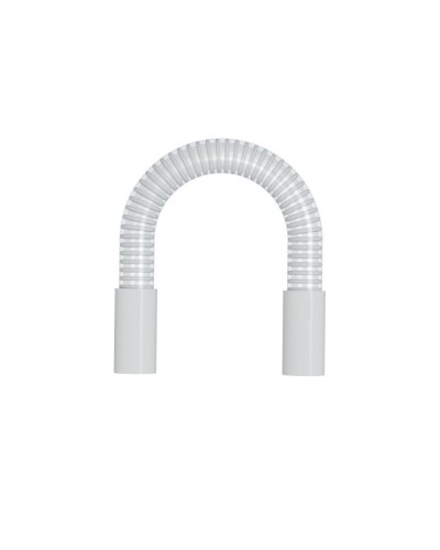 Гибкий переход для трубы диам. 25мм, длина 30см, цвет белый (49415W) в Махачкале Повороты, муфты, тройники Pintop.ru