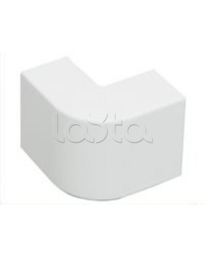 Угол внешний плавный стандарт TIA 40x25 мм Экопласт 72208R в Махачкале Аксессуары для кабель-канала Pintop.ru