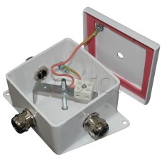 Коробка монтажная огнестойкая Гефест КМ-О (2к*10,0)-IP66-100х100, четыре ввода