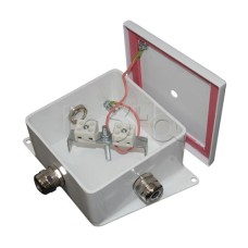 Коробка монтажная огнестойкая Гефест КМ-О (2к*6,0)-IP66-120х120, пять вводов