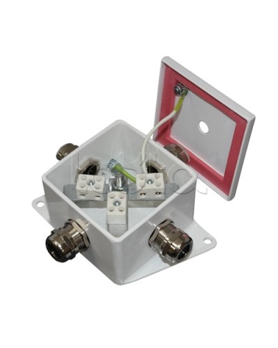 Коробка монтажная огнестойкая Гефест КМ-О (4к)-IP66, два ввода 80х80х68 в Махачкале Распределительные коробки Pintop.ru