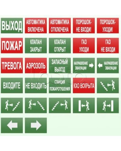 Оповещатель пожарный световой Ирсэт-Центр БЛИК-С-12М Автоматика отключена(надпись на зеленом фоне) в Махачкале Оповещатели Pintop.ru