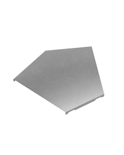 Крышка горизонтального угла 45 гр. 200 мм ПЛЮС HD КМ-Профиль (KGLplus45-200 HD) в Махачкале Аксессуары для лотков Pintop.ru