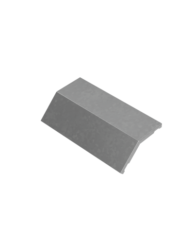 Крышка внешнего вертикального угла 45 гр. 300 мм ПЛЮС INOX304 КМ-Профиль (KVLplus45-300 INOX304) в Махачкале Аксессуары для лотков Pintop.ru