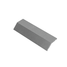 Крышка внешнего вертикального угла 45 гр. 500 мм "ПЛЮС" HD КМ-Профиль (KVLplus45-500 HD)